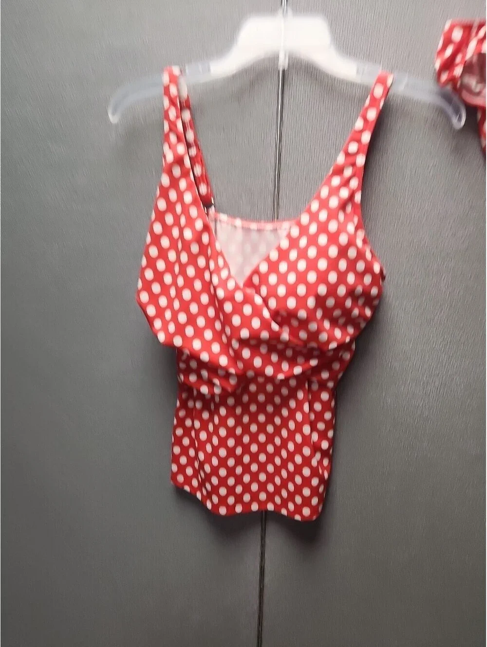 Venus Polka Dot 4 Tank Top Bikini Swimsuit Bottom Bathing Suit Summer! 16 Inches